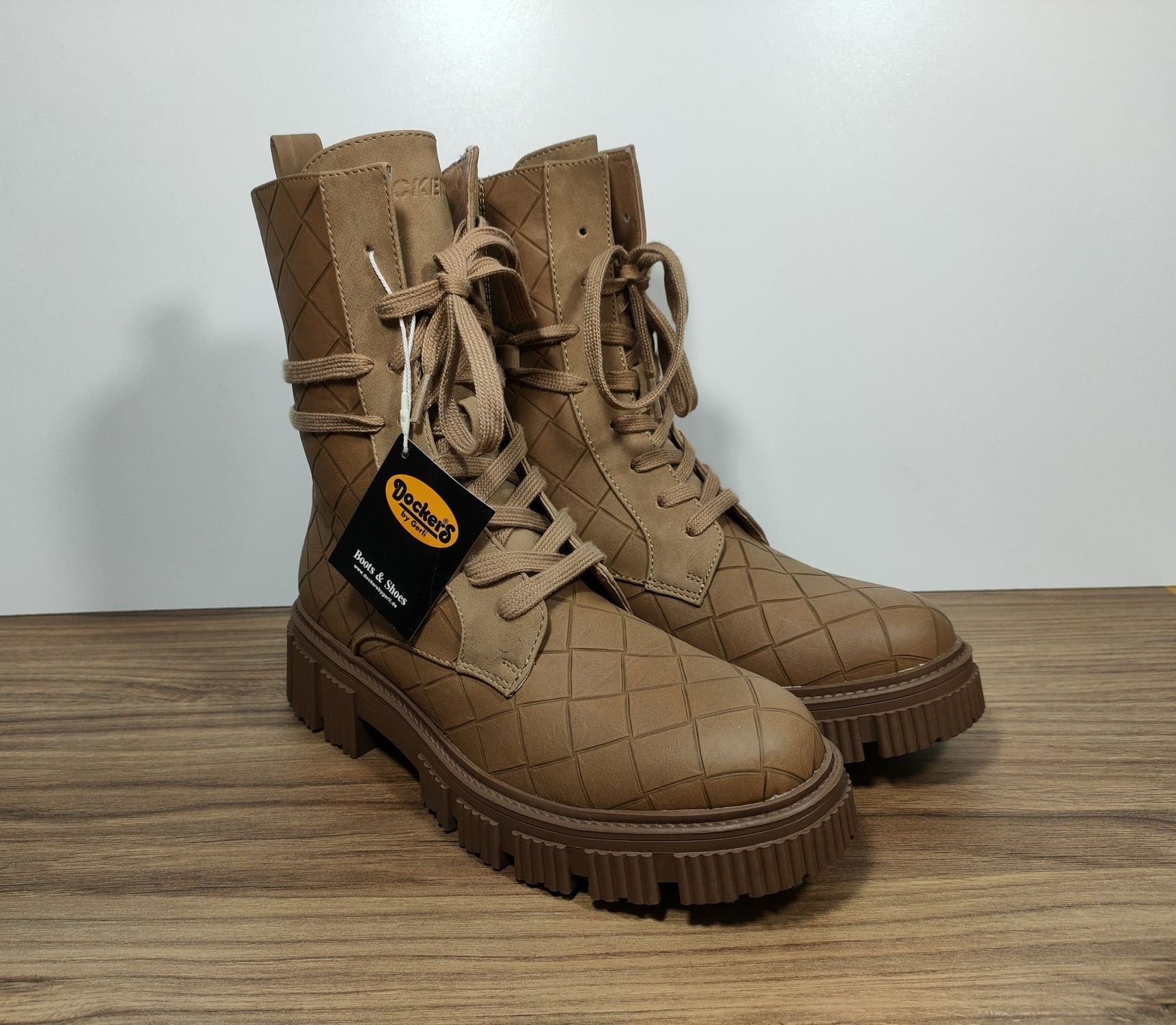 Buty Dockers by Gerli wysokie na suwaki damskie r. 38 24,5cm