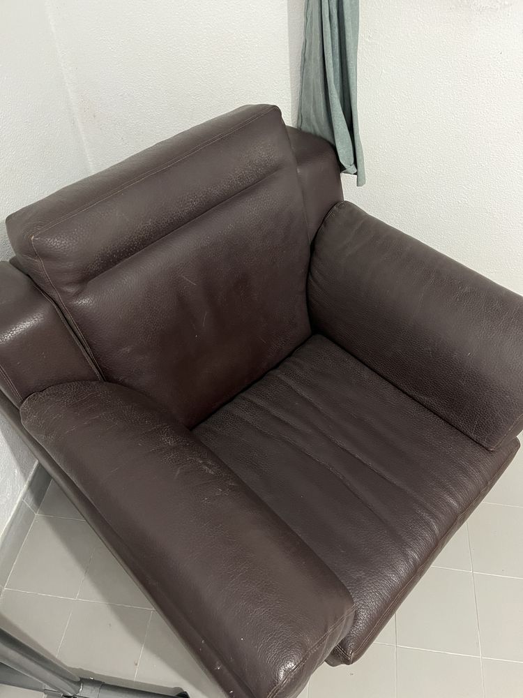 Poltrona de couro