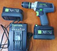 Wkrętarka festool drc 18/4  2 aku 5.2 ah ładowarka tcl 3 fastfix