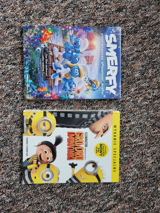 Płyty DVD Smerfy Minionki