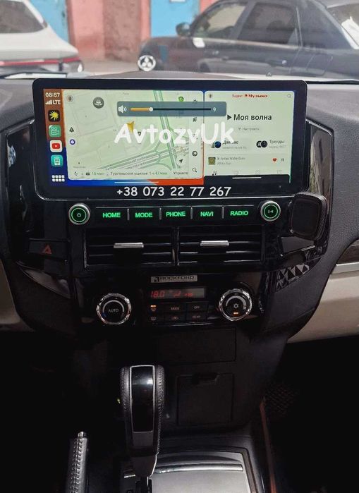 Android 14 PAJERO Mitsubishi Vagon Rockford Паджеро CarPlay Магнитола
