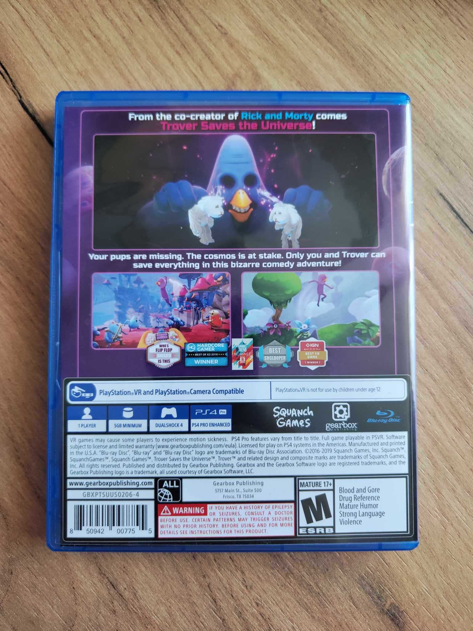 Gra Trover Saves the Universe PlayStation4 PS4 PSVR