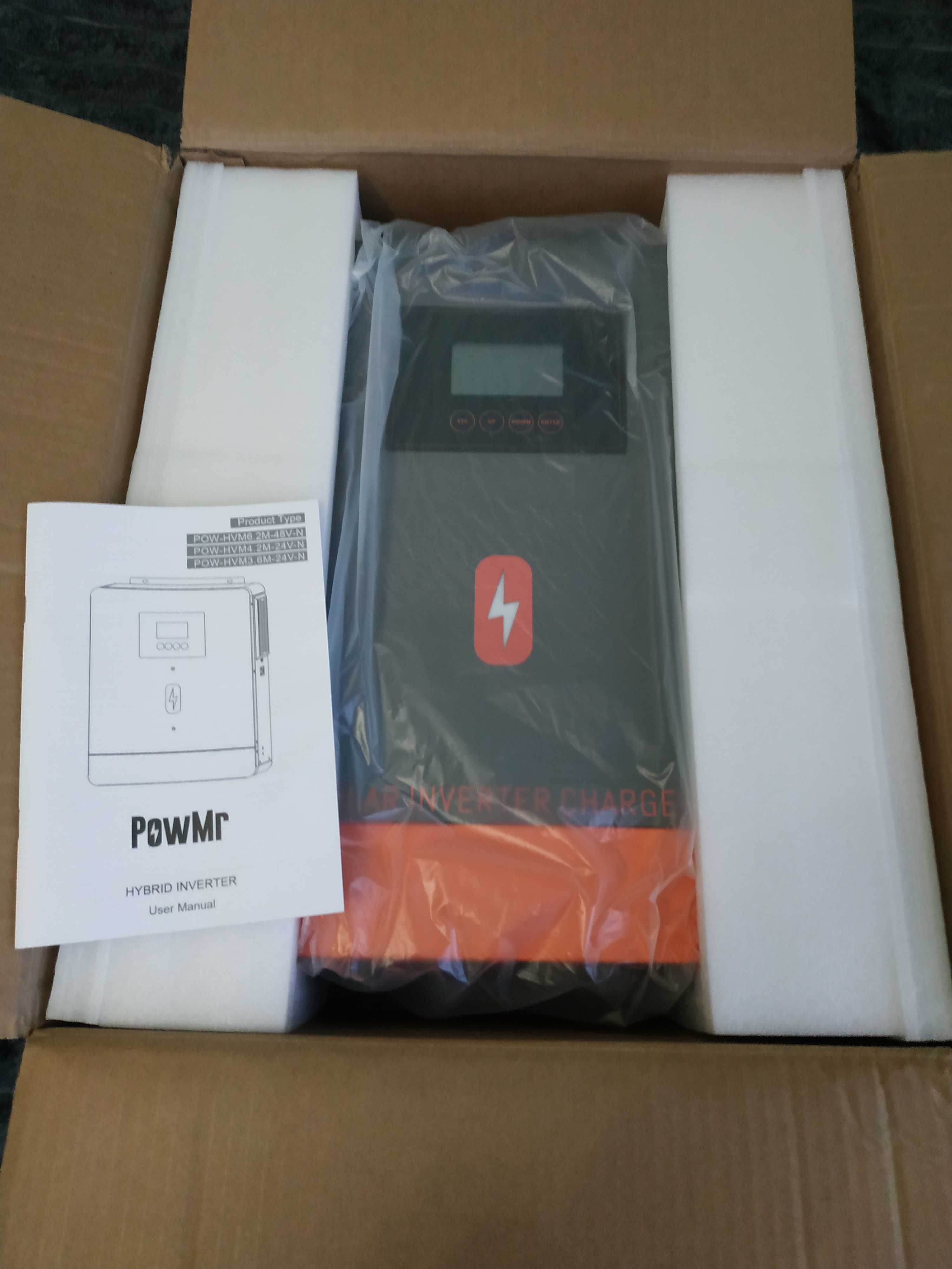 Гібридний інвертор PowMr 6,2 кВт 48V.