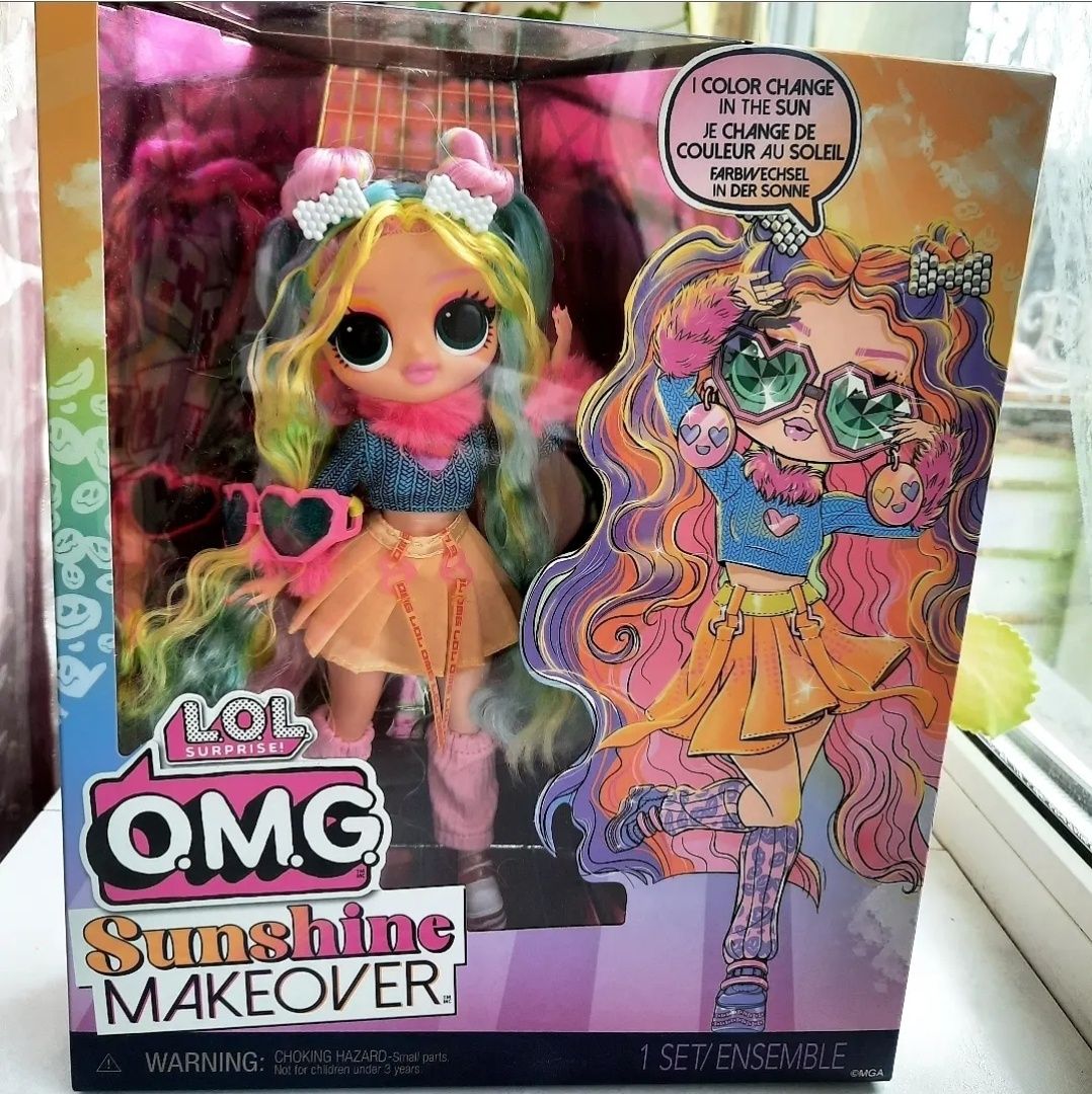 Кукла LOL Surprise! серии OMG Sunshine Makeover" – DJ Баблгам"