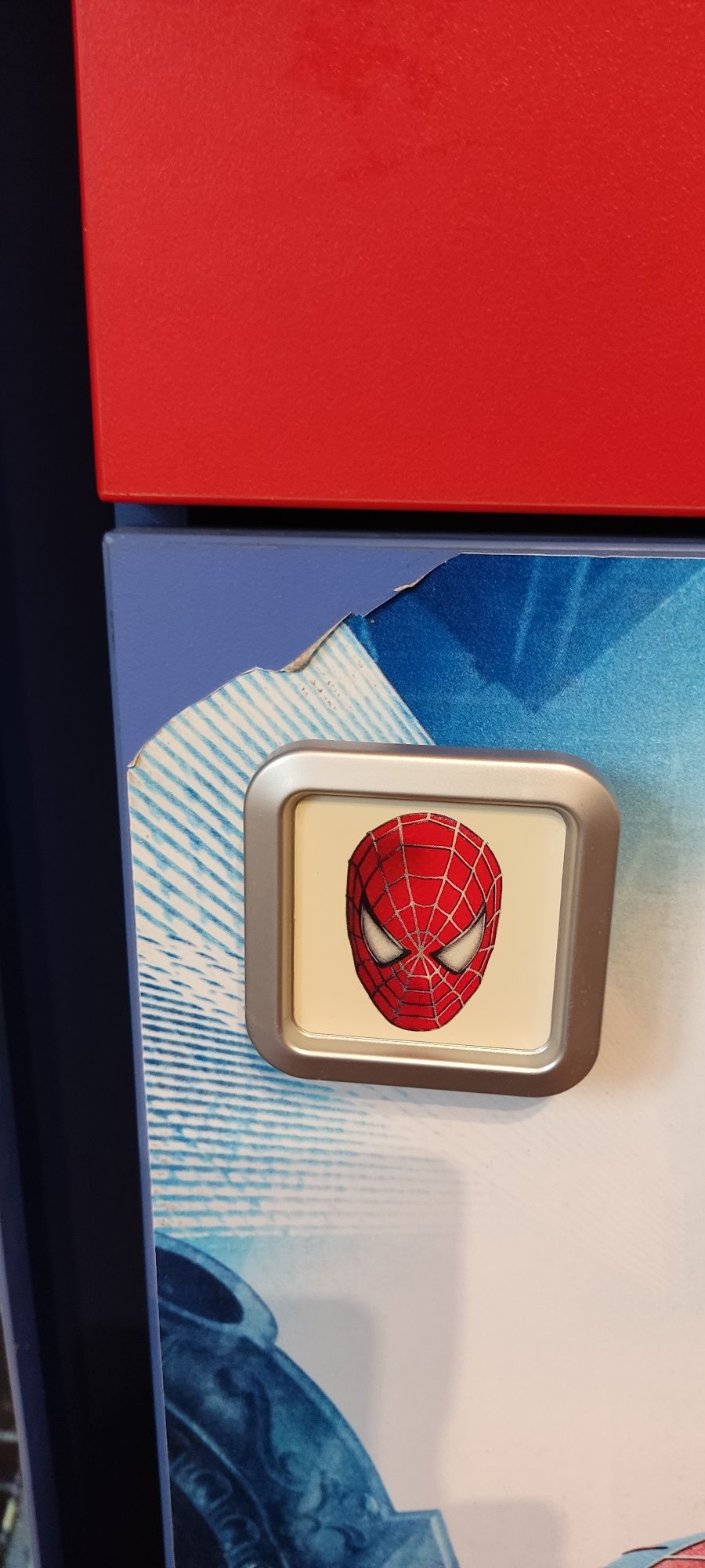 Regał z półkami i szafką Spiderman