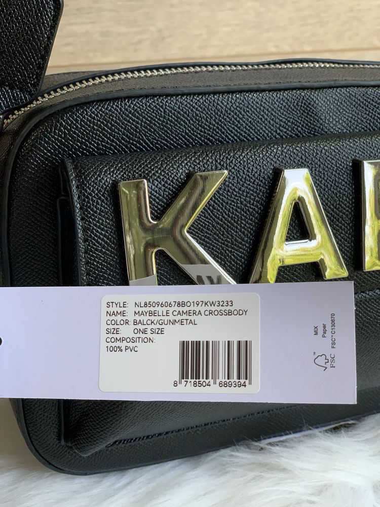 Сумка кроссбоді Карл Лагерфельд Karl Lagerfeld чорна