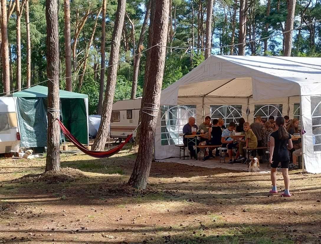 BIWAKOWISKO "PLACÓWKA ŚLIMAKA" nad morzem w Międzywodziu