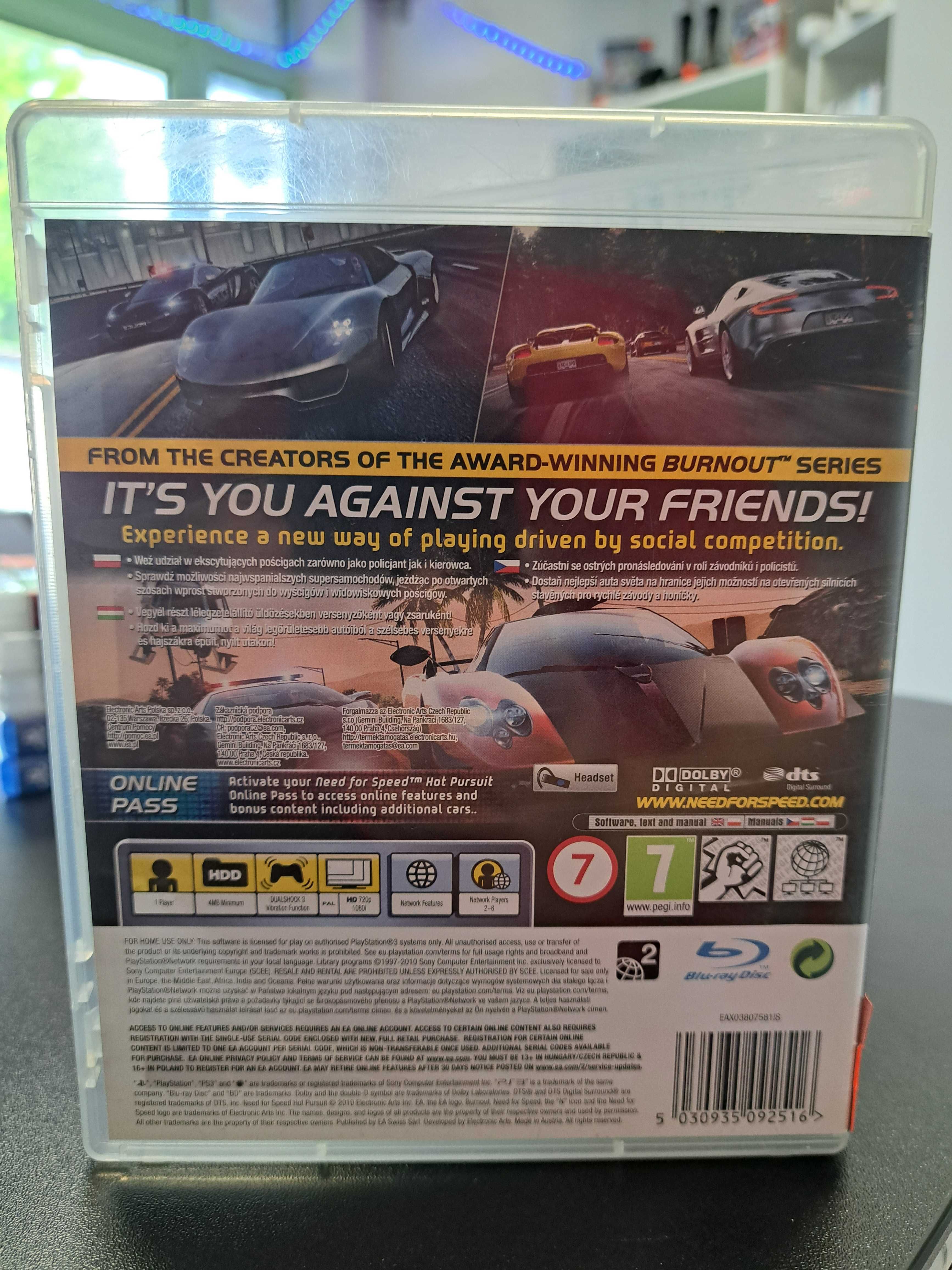 Need For Speed: Hot Pursuit PS3 Wysyłka Wymiana Sklep Mokotów