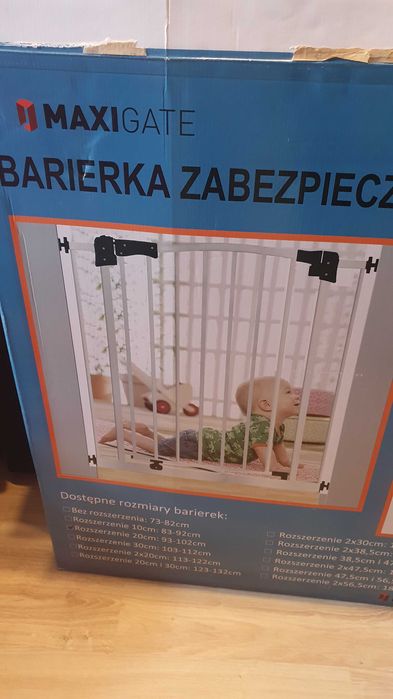 Bramka, metalowa barierka zabezpieczająca, antydziecięca ;)