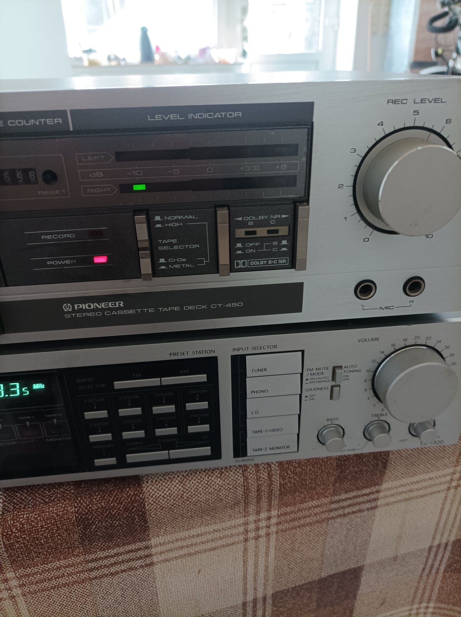 Vintage, audiofilski Tape Deck Pioneer CT-450 Japan , Super