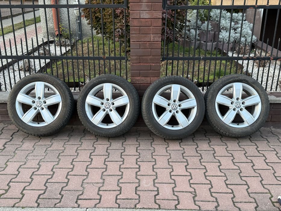 Koła zimowe 16” Golf VII + opony 205/55/16 Nokian