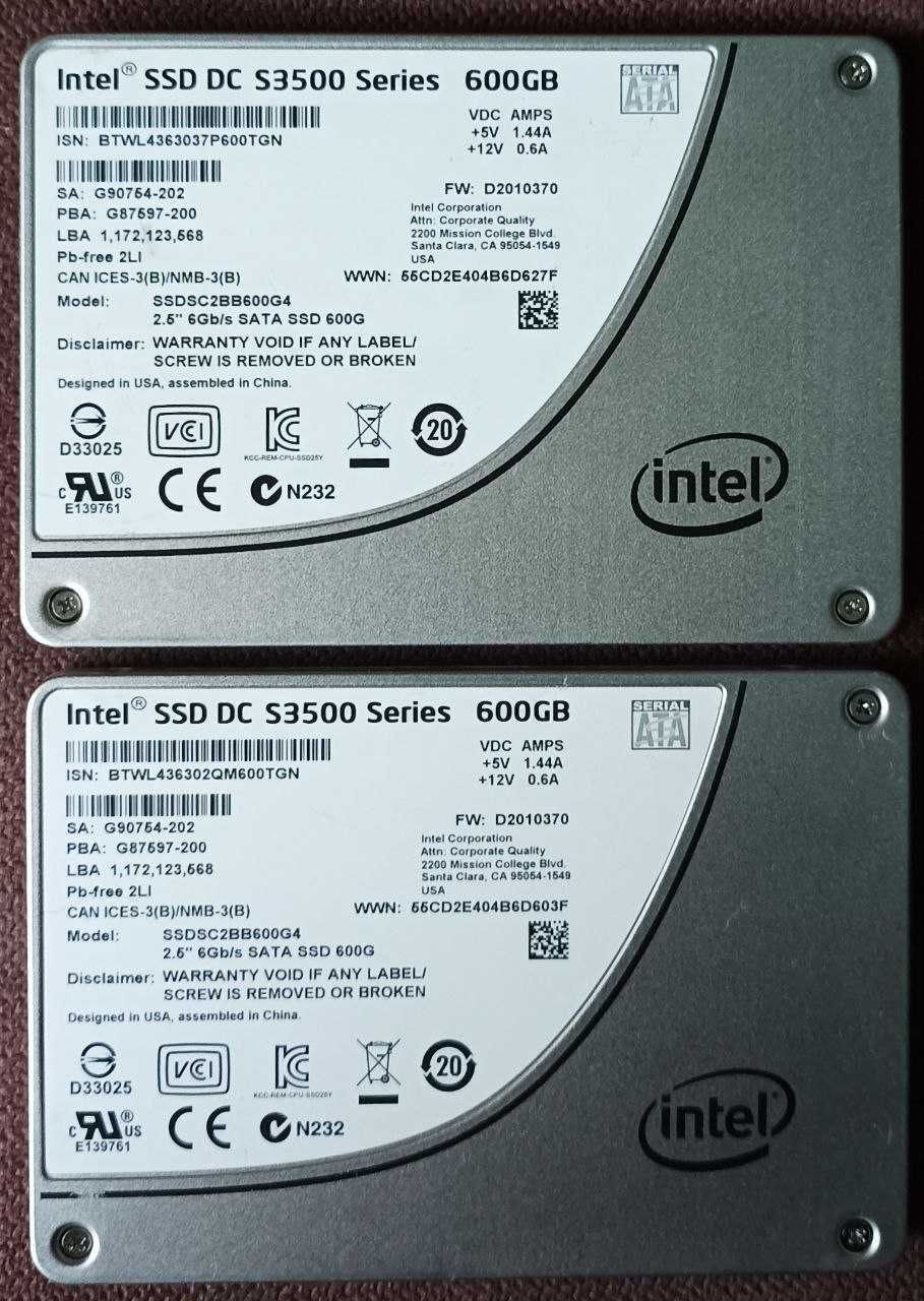 Intel DC 300-480-600-800 MLC Enterprise !!!