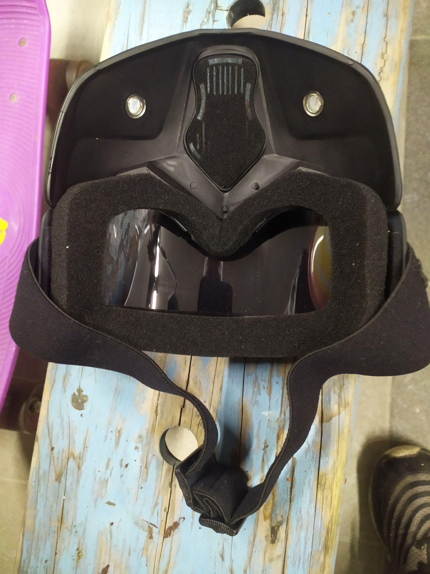 Maska do kasku motocyklowa