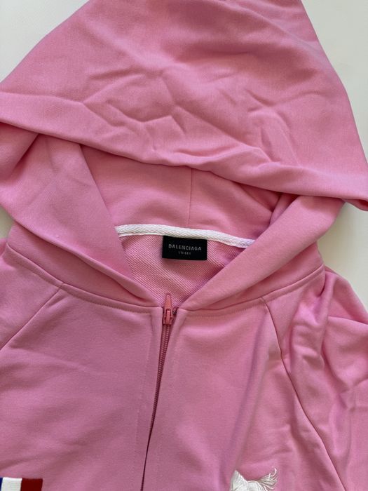 зип худи Balenciaga Pink polo Paris  zip L Xl