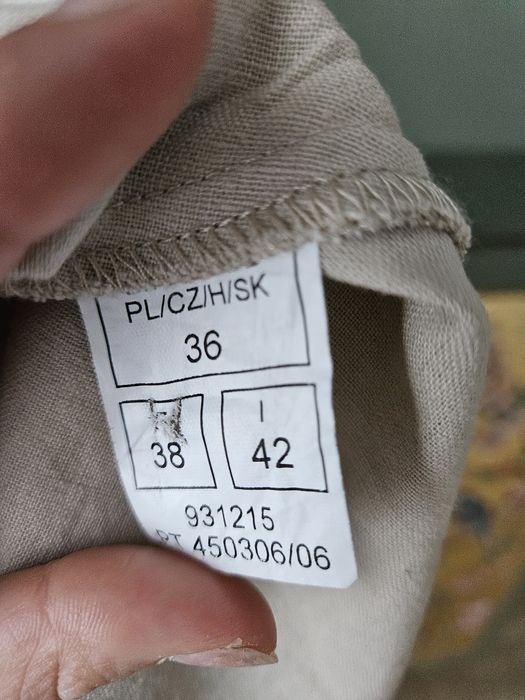 Elegancka  letnia Sukienka damska  Orsay z Metalicznym Blaskiem złota