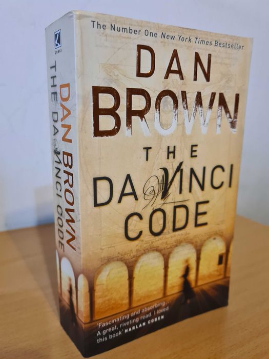 Livro  "The Da Vinci Code" de Dan Brown