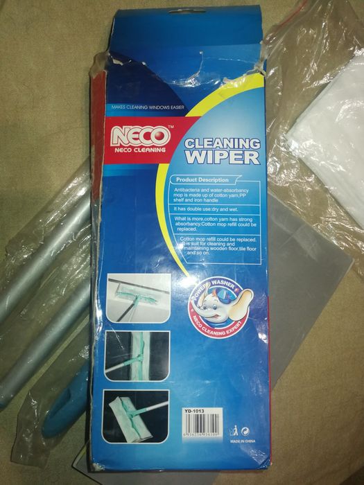 Швабра с алюминиевой рукояткой