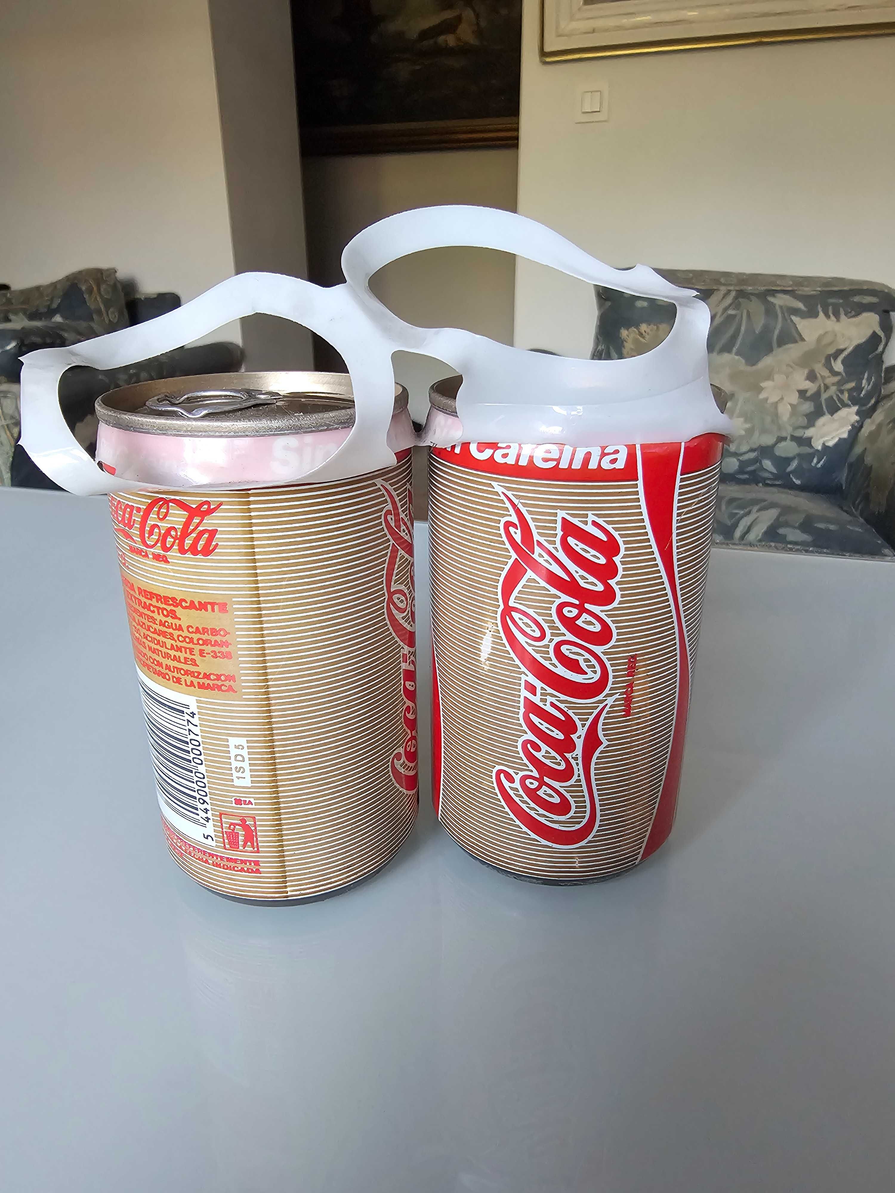 Dwie puszki Coca-Cola bez kofeiny lata 80-te 0,32L