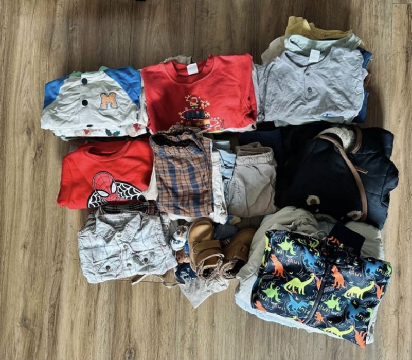 Paka ubranek dla chłopca zadbane