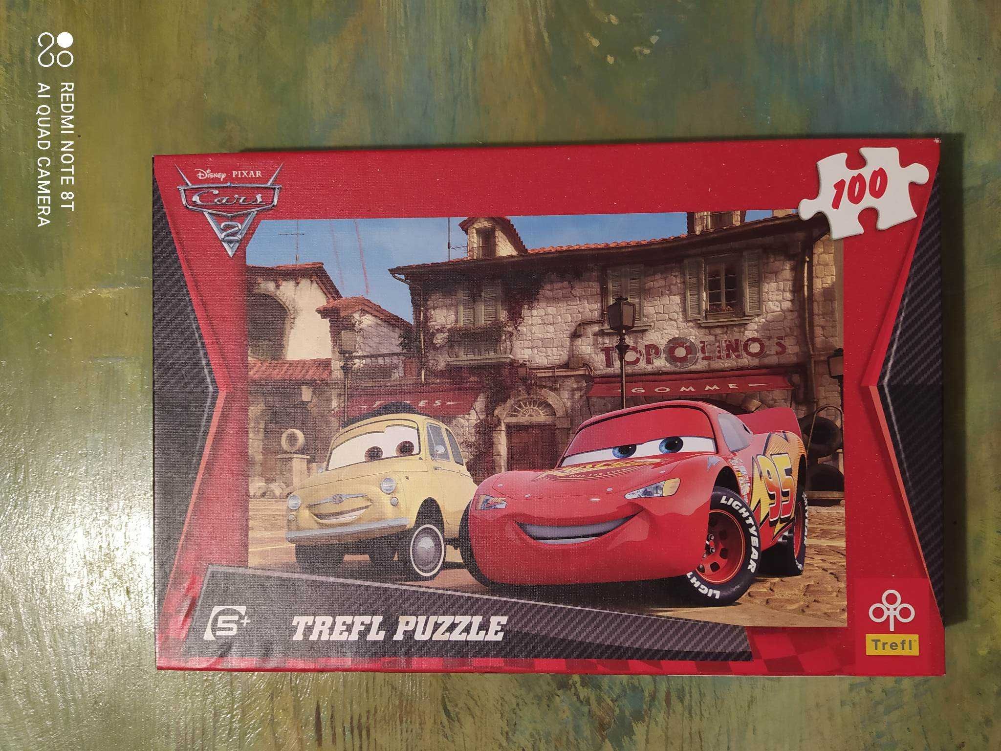 Disney-  trefl puzzle 100 elementów Auta 2