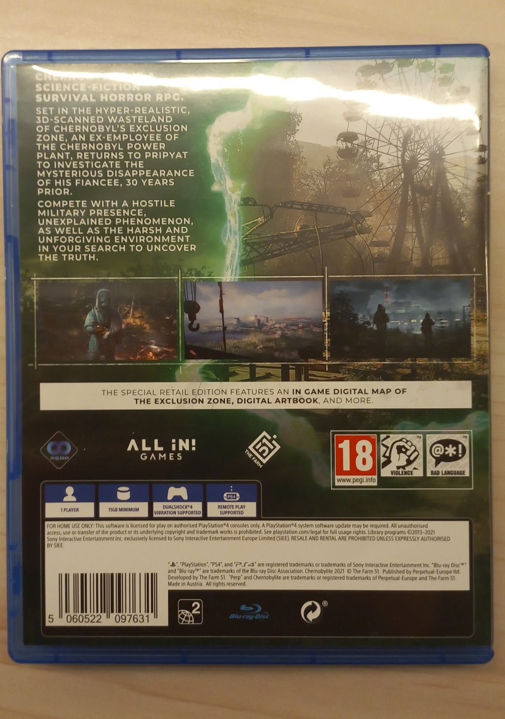 Chernobylite PS4 PS5 PlayStation гра игра диск