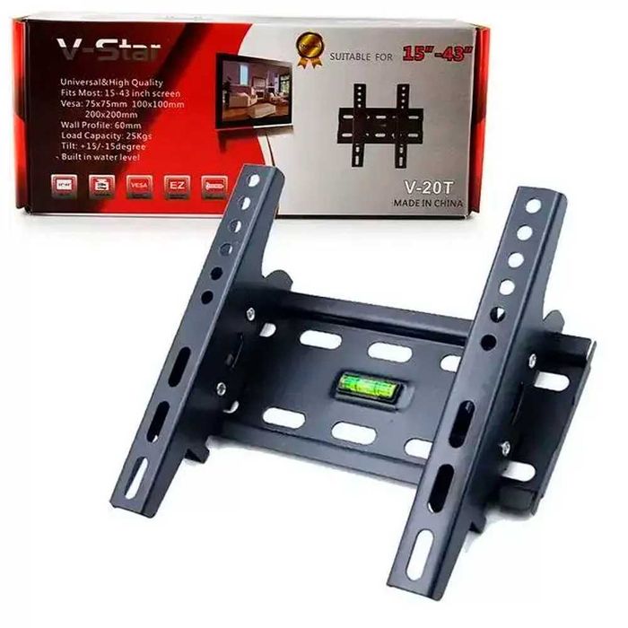 Кріплення телевізора 15-32-43" V20T тримач тв на стіну нахил
