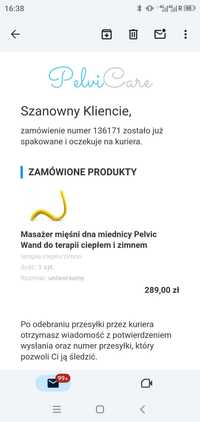 Masażer mięśni dna miednicy Pelvic Wand do terapii ciepłem i zimnem