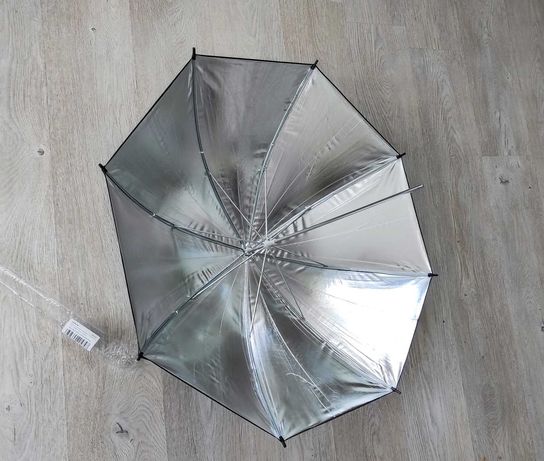 Фото зонт Godox UB-002 84см серебро, фотозонт на отражение