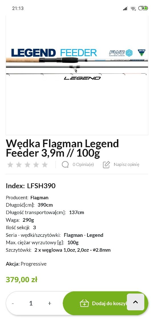 Flagman legend 390 100g