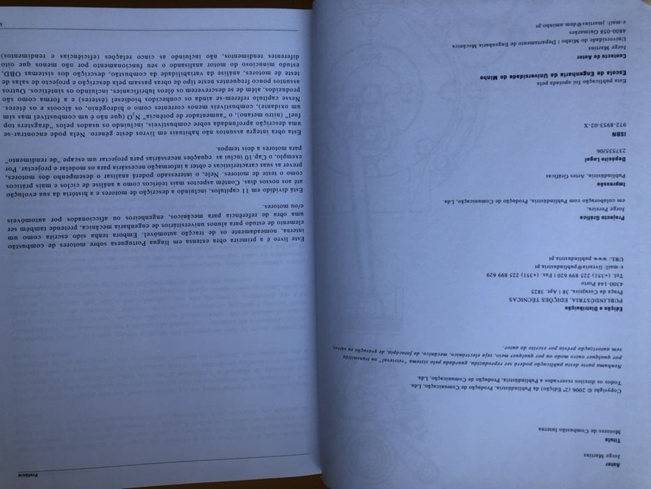 Livro “Motores de Combustão Interna” 2ªedição de Jorge Martins