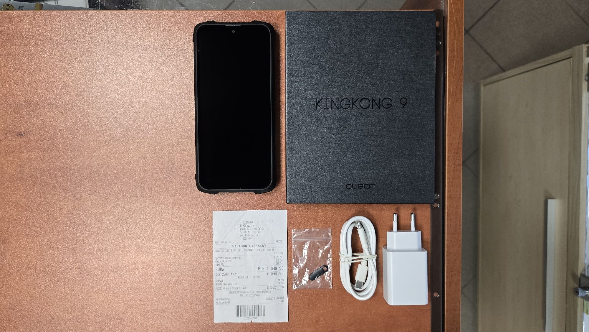 Cubot King Kong 9 Dual Sim 256GB/12GB RAM czarny, stan bdb, gwarancja