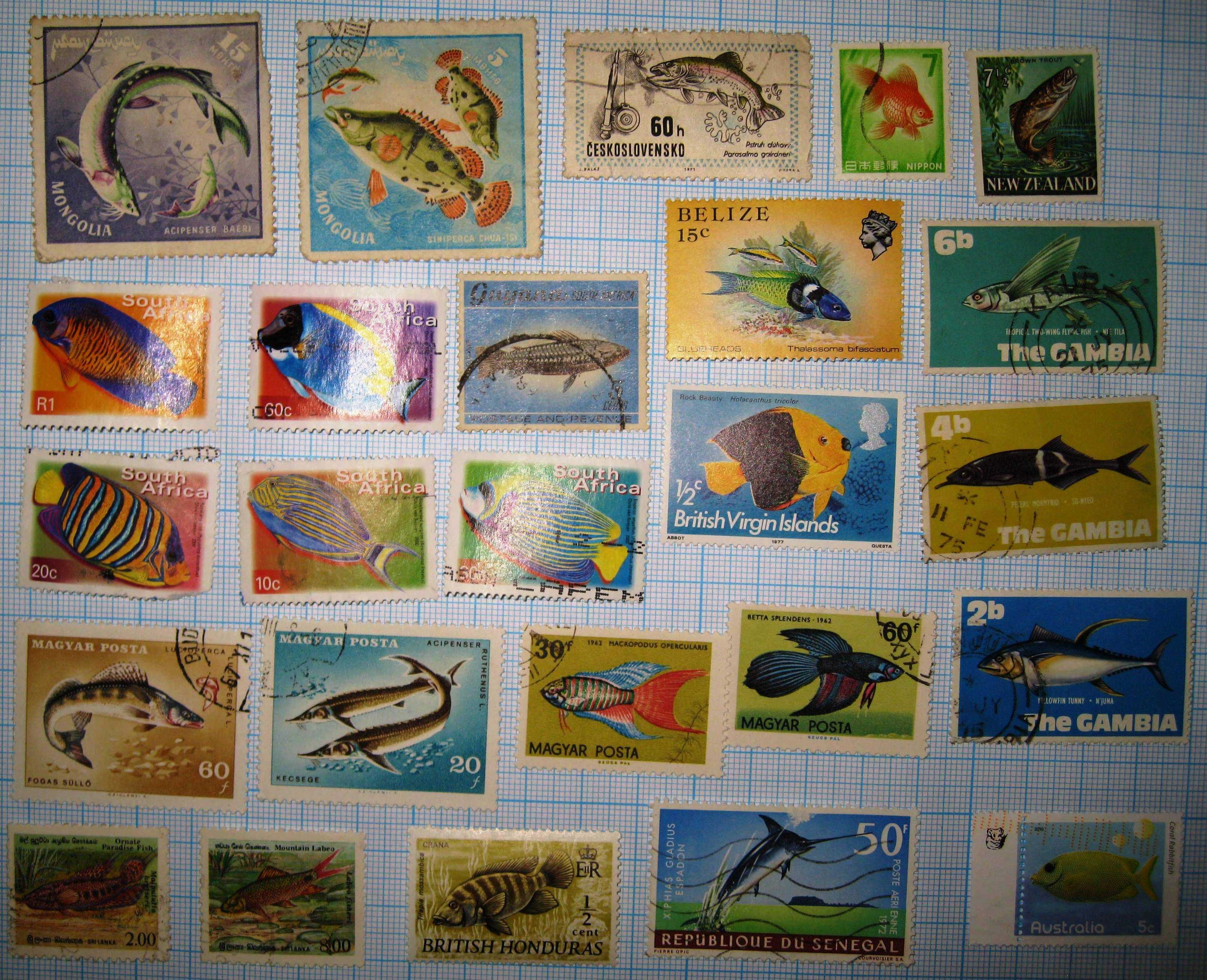 Набори поштових марок тематичної колекції. Ціна договірна.