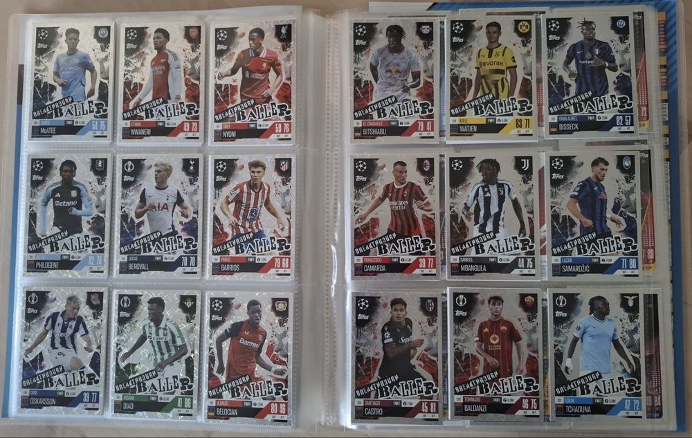 Cartas Match Attax Extra Champions League Topps 2024-25