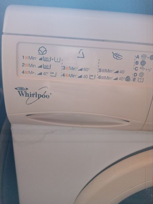 Máquina de lavar roupa Whirlpool(avaria rolamentos)