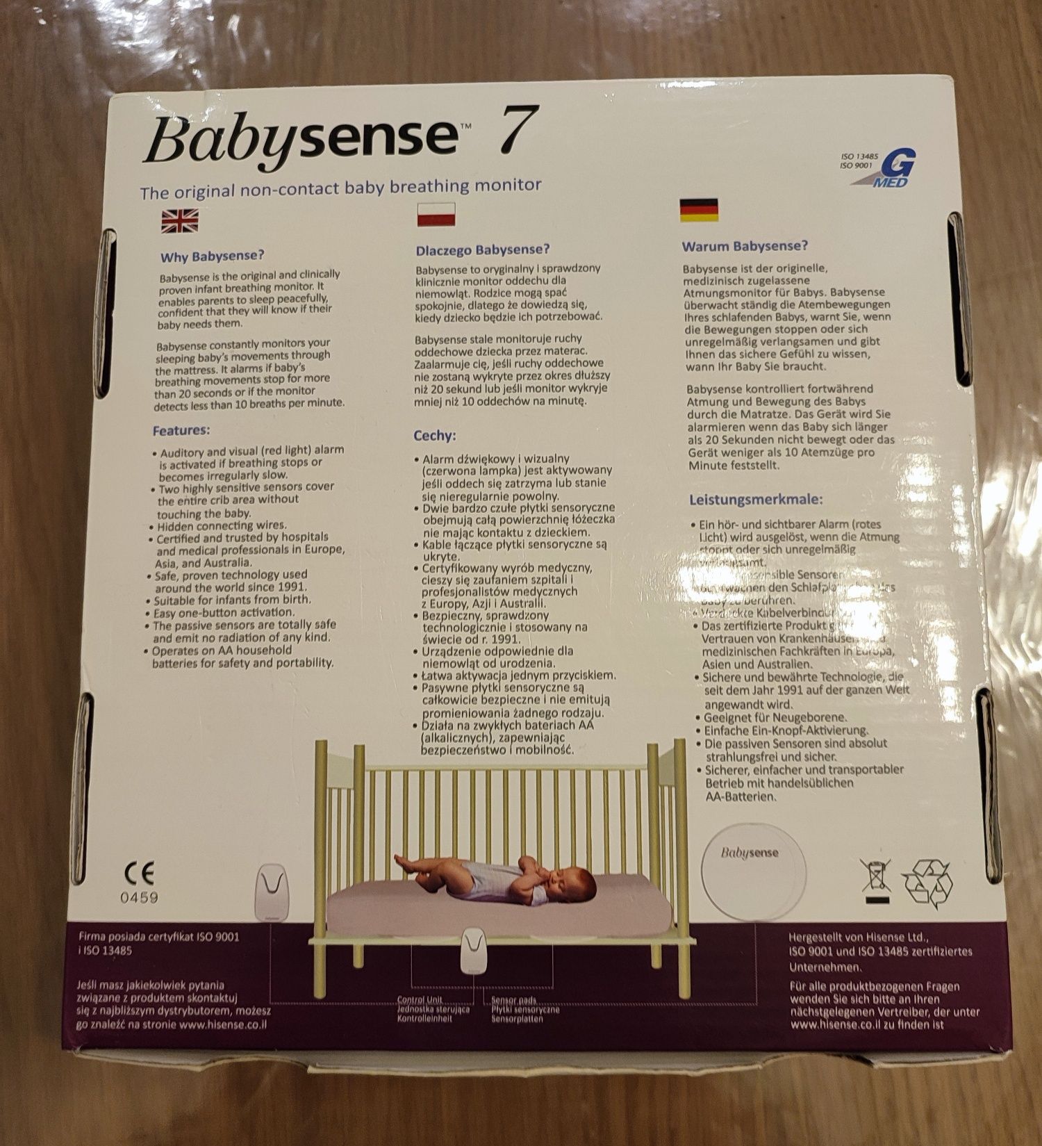 Monitor oddechu BabySense 7