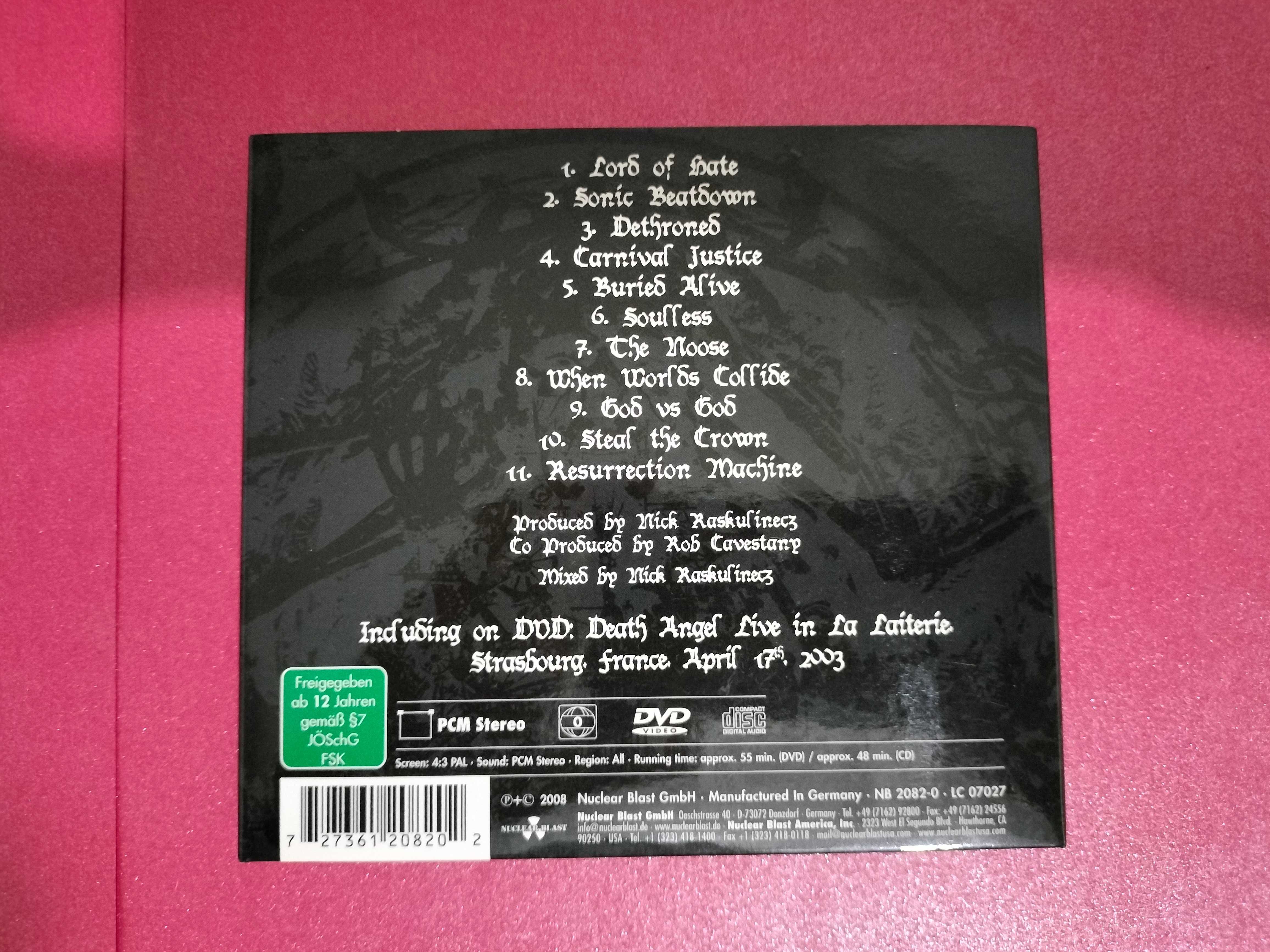 Death Angel - Killing Season Digipak CD + DVD