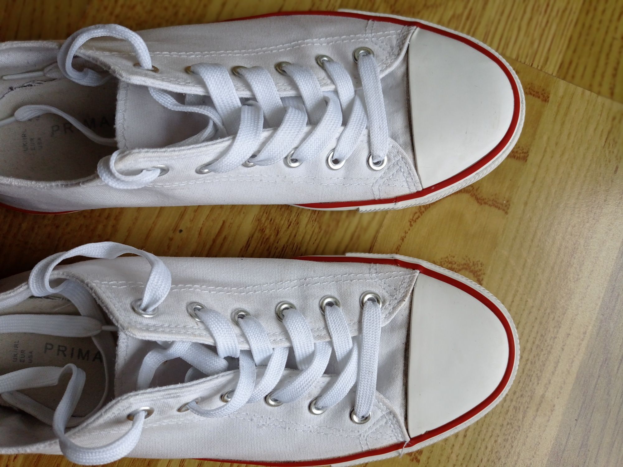 Trampki Primark,białe,rozm.41 (8),nowe sznurówki ,jak converse