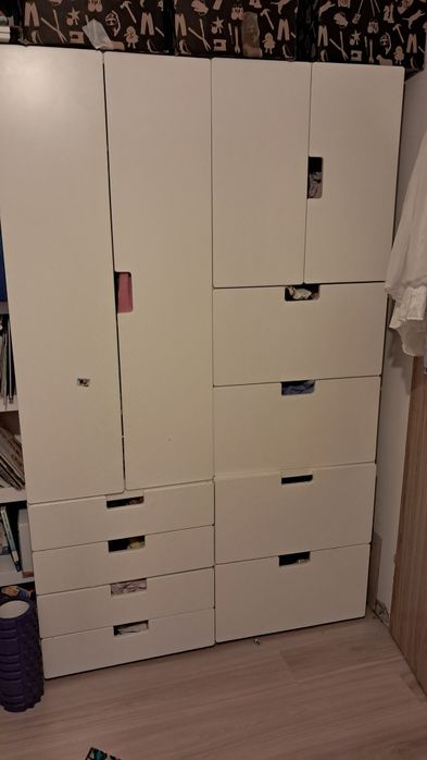 Ikea stuva, szafa, przewija, regał