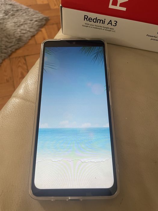 RedmiA3 novo nao usado com capa e pelicula nova