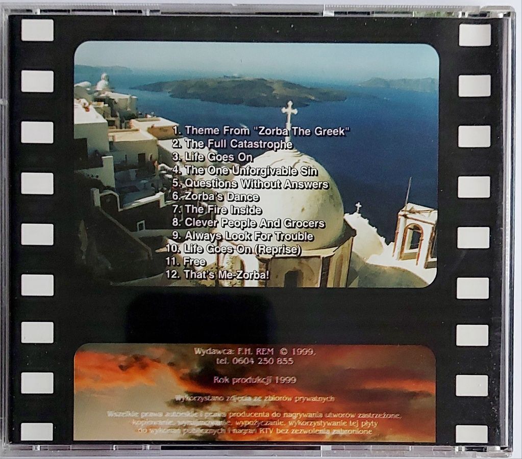 Soundtrack Zorba The Greek 1999r Mikis Theodorakis
