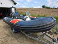 Łódź motorowa RIB PONTON * 50 KM YAMAHA * 2001r * Przyczepa !!