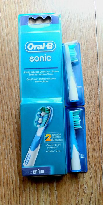 Oral-B Sonic końcówki do szczoteczki sonicznej Braun Oral-b Nowe 4 szt