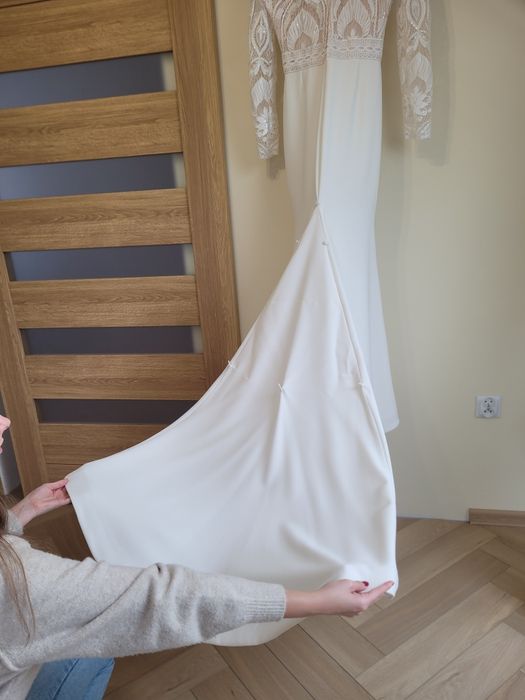 Suknia ślubna rybka