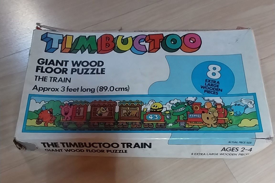 Puzzle antigo em madeira de fabrico Inglês
