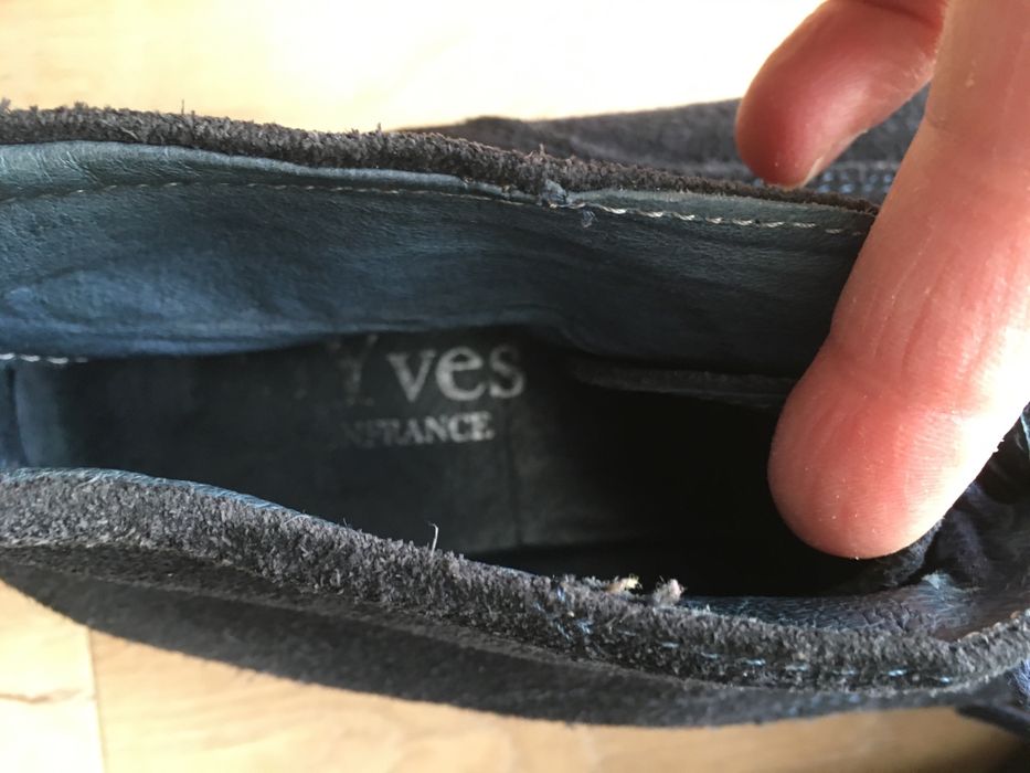 Buty męskie do kostek zamszowe rozmiar 46.