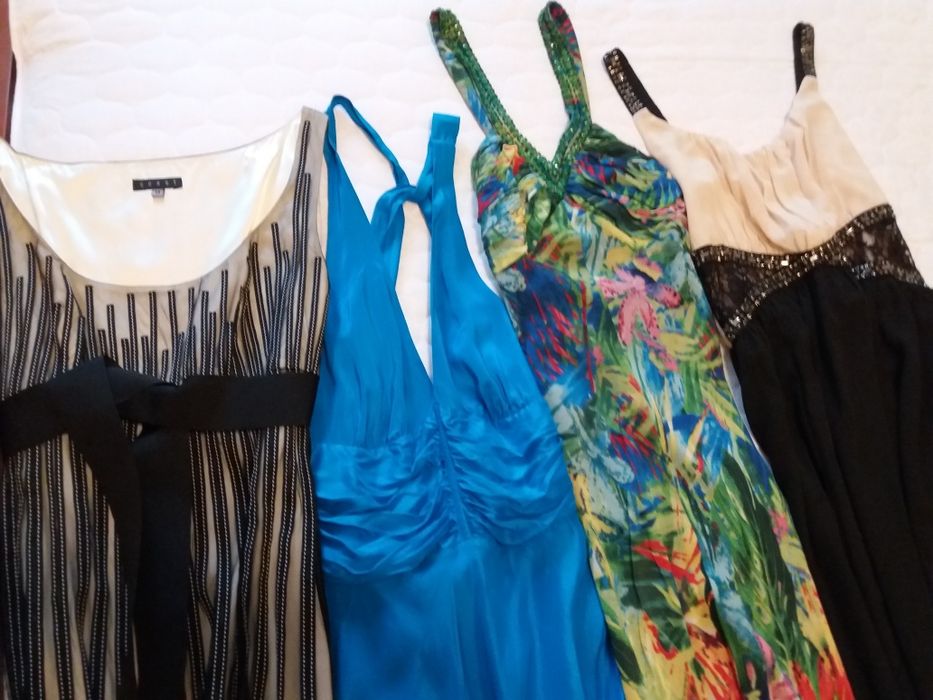 Платья  коктельные шелковые