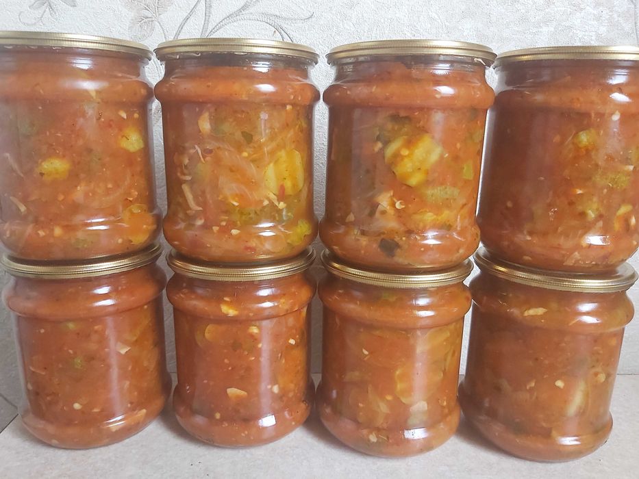 Огурцы маринованные кусочки хрустящие 2025г, домашние, органические