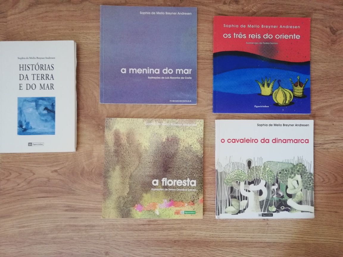 Livros Anita / livros Sophia de Mello Breyner e Revistas Moto Hoje