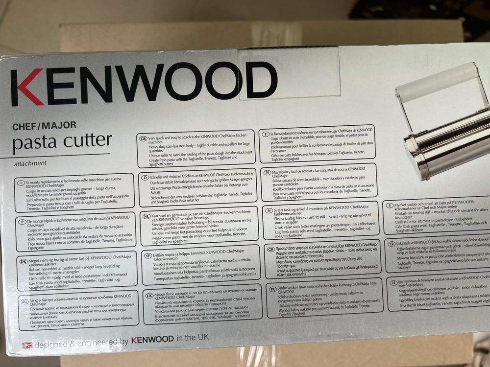 Kenwood pasta cutter tranchoir chef/major для нарізання макарон