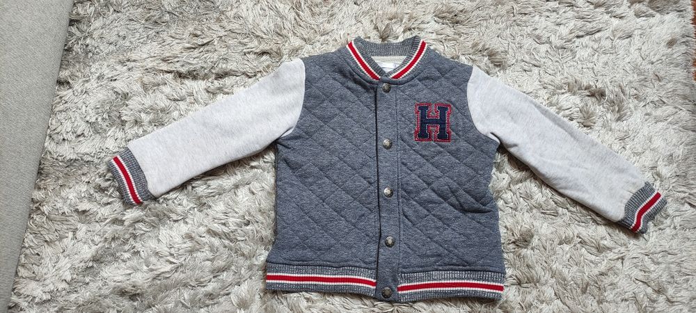 Bluza pikowana Ala kurtka dla chłopca jesień ciepła 104